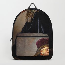 Scholar in His Study, 1634 by Rembrandt  Backpack