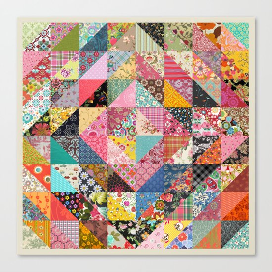 Grandma's Quilt Canvas Print