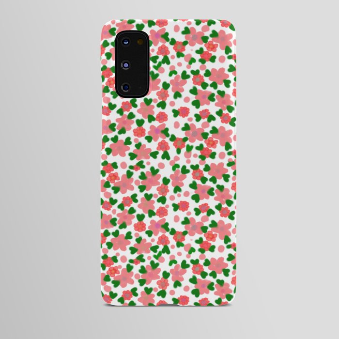 Spring pink flowers Android Case