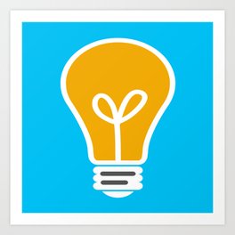 Light Bulb Art Prints Society6