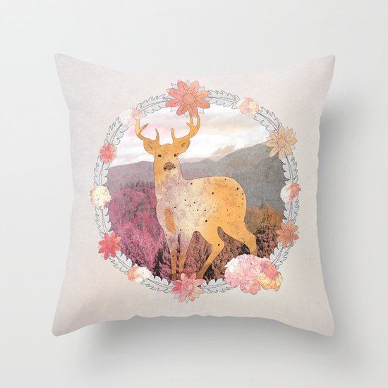 FLORA & FAUNA Throw Pillow