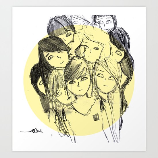 Yellow Art Print