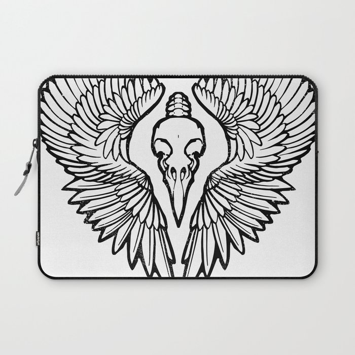 Memento Mori: Wings & Bones Laptop Sleeve