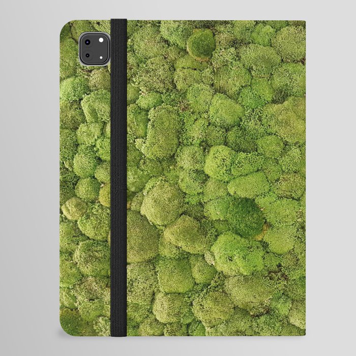 Green moss carpet iPad Folio Case