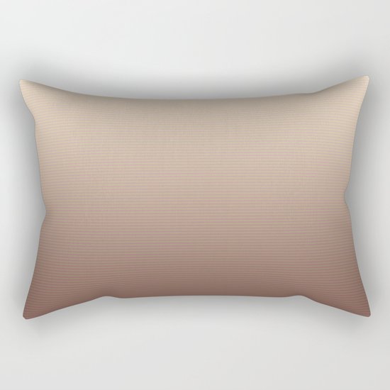 RoseGold Stripes Rectangular Pillow