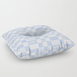 HAPPY Checkerboard 2.0 (Pastel Very Peri Color) Floor Pillow