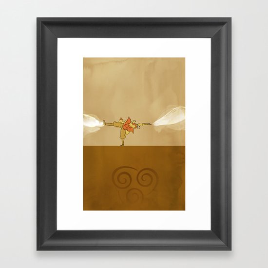 Avatar Aang Framed Art Print