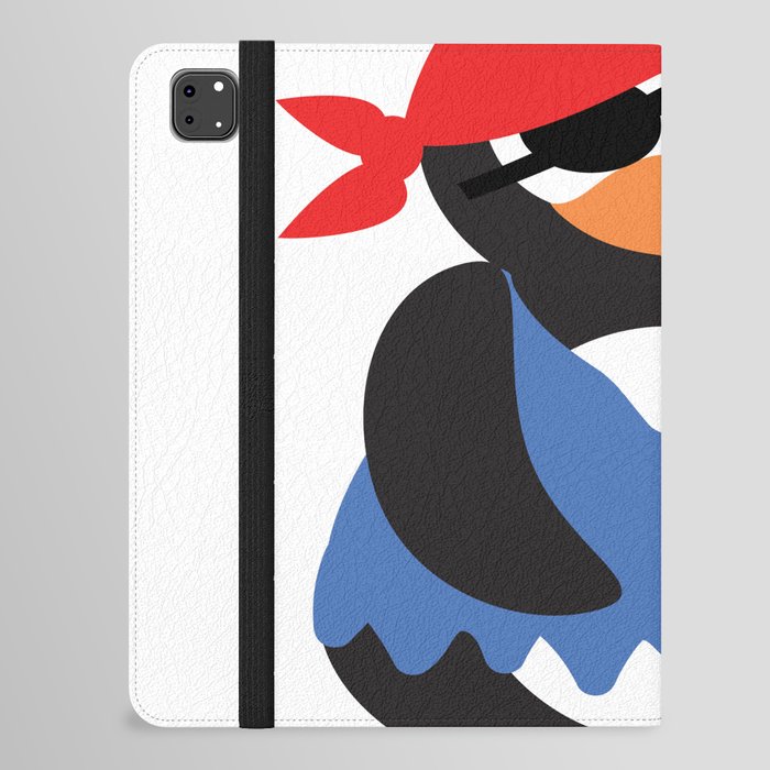 Pirate penguin iPad Folio Case