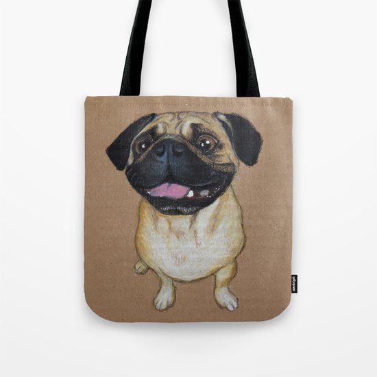 Pug Dog Tote Bag