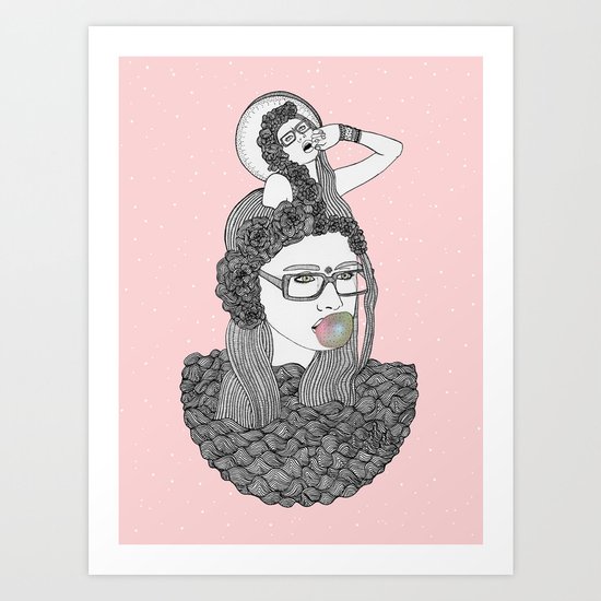 Open your mind! Art Print