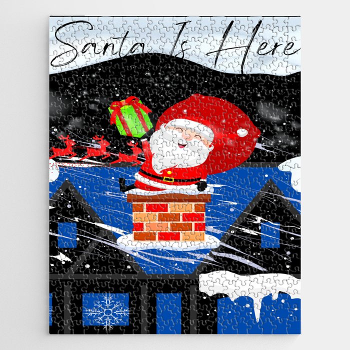Santa Is Here Jigsaw Puzzle
