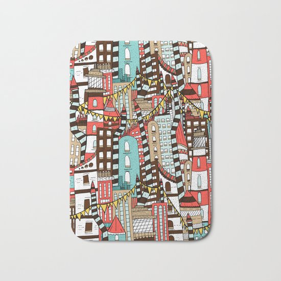 The City of Towers Bath Mat