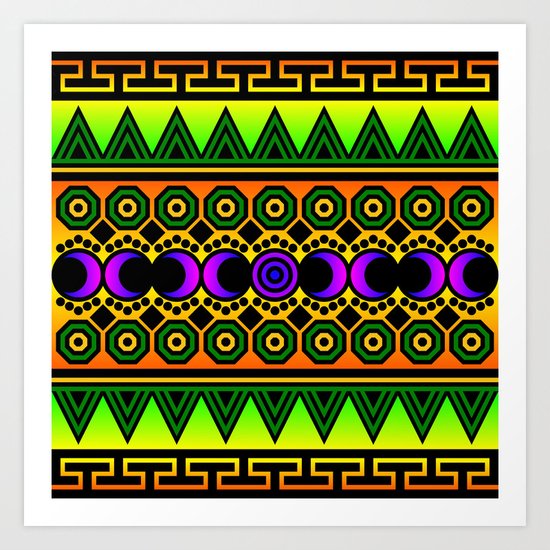 Tribal One Art Print