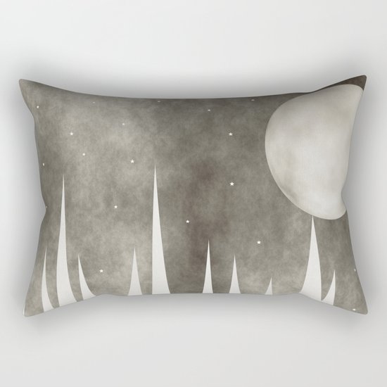 Moonlight And The Stars Rectangular Pillow