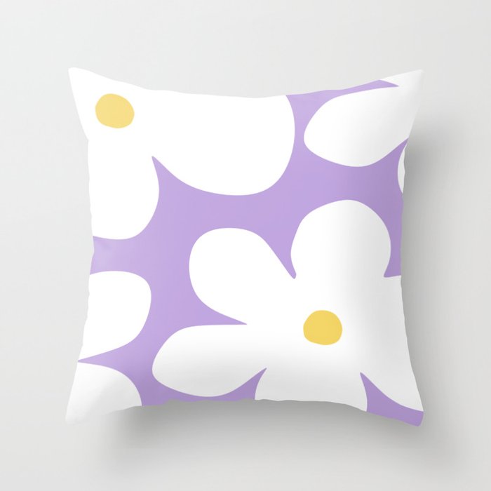 Large purple sales throw pillows