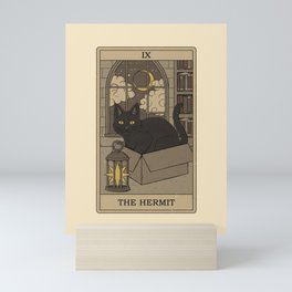 The Hermit - Cats Tarot Mini Art Print