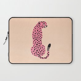 The Stare: Peach Cheetah Edition Laptop Sleeve