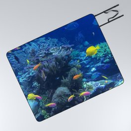 Underwater Photography Tropical Fish Picnic Blanket