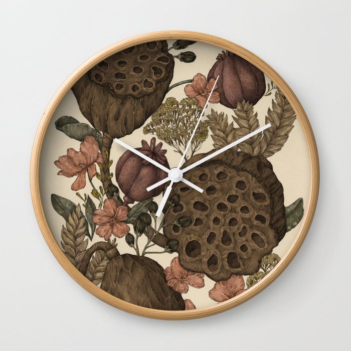 Botanic Garden Wall Clock