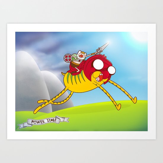 Power Time Art Print