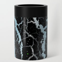 Cracked Space Lava - Sky Blue/White Can Cooler