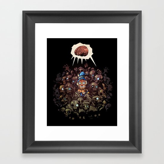 More BRAINS for OZ Framed Art Print