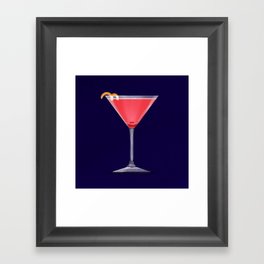 The Drink Series - Cosmopolitan Framed Art Print