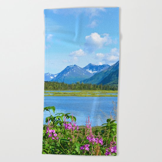 God's Country - II Beach Towel