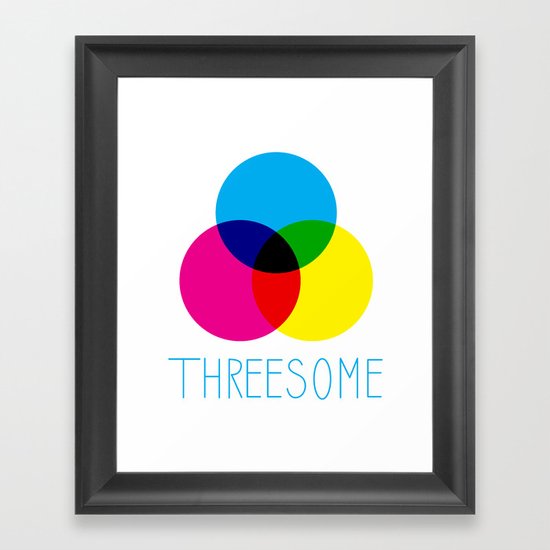 Threesome Framed Art Print