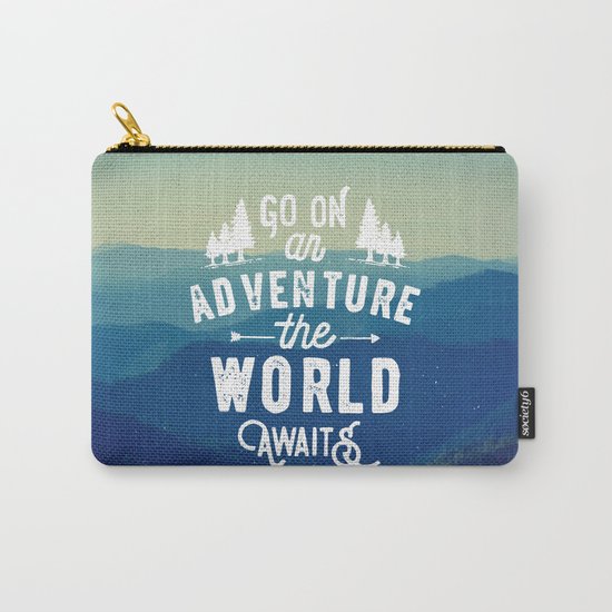 Adventure Quote Carry-All Pouch