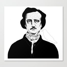 Persistence of Poe Canvas Print