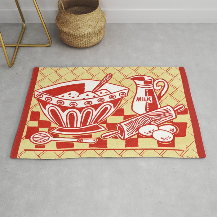 Mixing Up Something Good In The Kitchen Rug By Sunnybunny