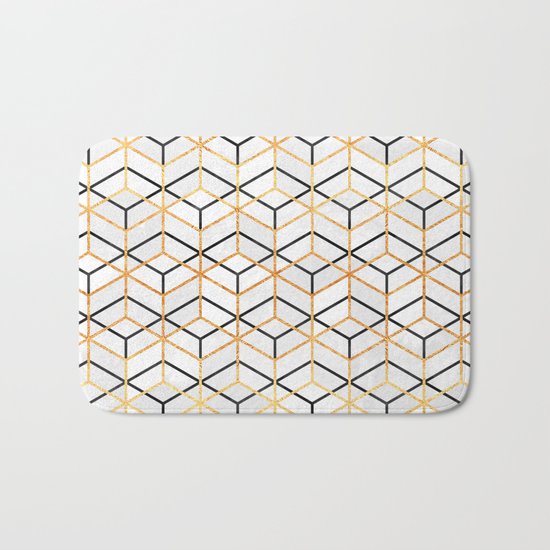 Pretty Geometry 2 Bath Mat