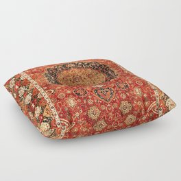 Seley 16th Century Antique Persian Carpet Print Floor Pillow