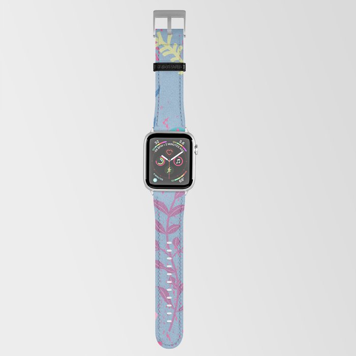 Flower Pattern Design Apple Watch Band