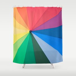 Colorful Power Shower Curtain