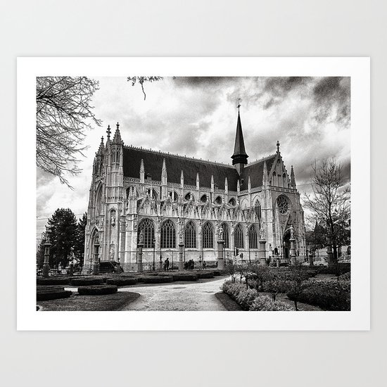 Église Notre-Dame du Sablon Art Print