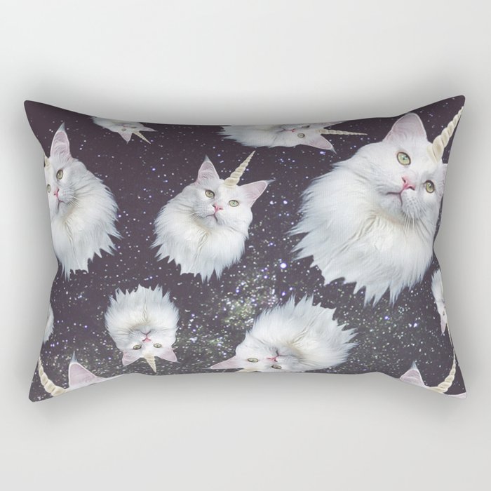 Unicorn Cat Rectangular Pillow