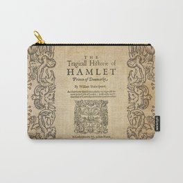 Shakespeare, Hamlet 1603 Carry-All Pouch