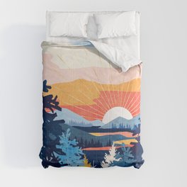 Sunset Lake Comforter