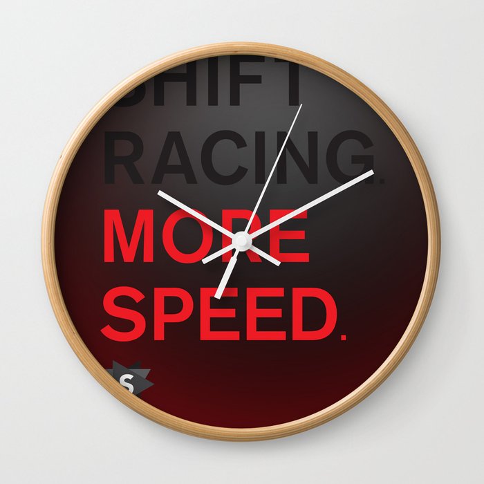 More Speed Wall Clock