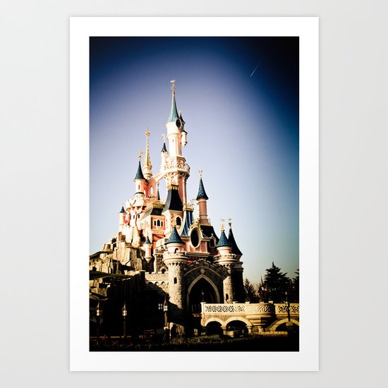 Disney Paris Art Print