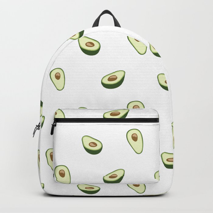 Cute Avocado Pattern Backpack
