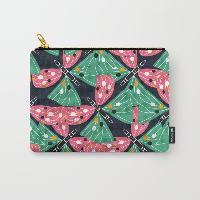 Butterfly pattern Carry-All Pouch