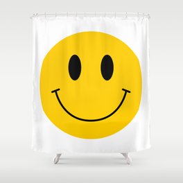 Smiley Face Shower Curtain