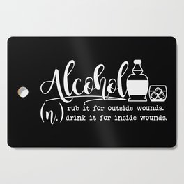 Funny Alcohol Quote Cutting Board