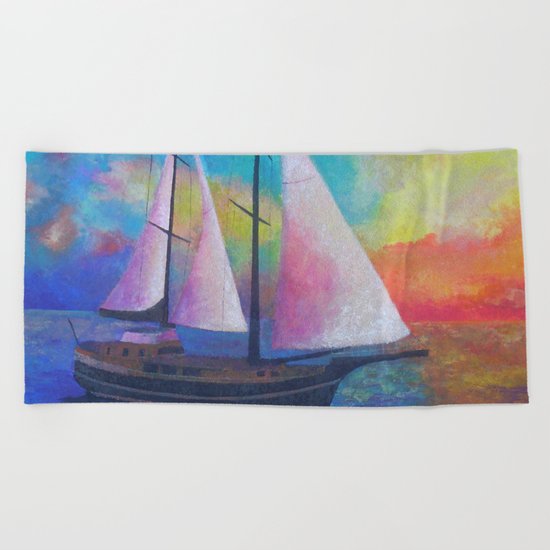 Bodrum Turquoise Coast Gulet Cruise Beach Towel