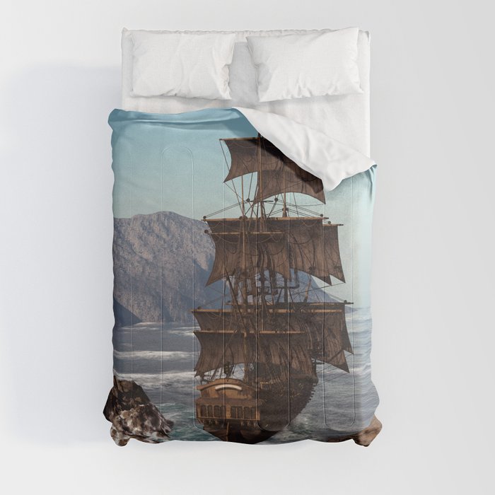 Pirate Ship Comforter