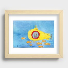 Yellow Submarine Recessed Framed Print