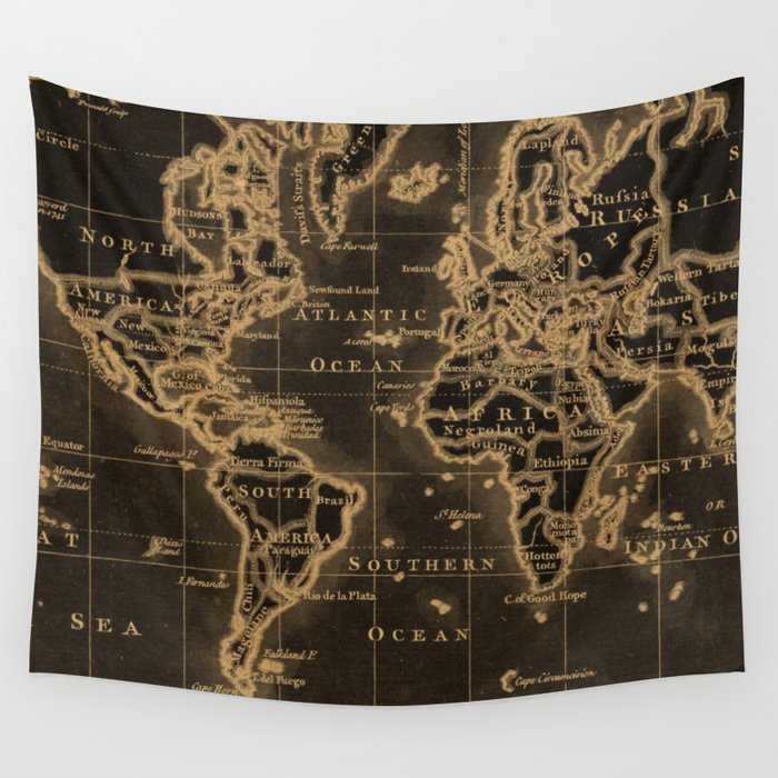 Society6 world map best sale tapestry
